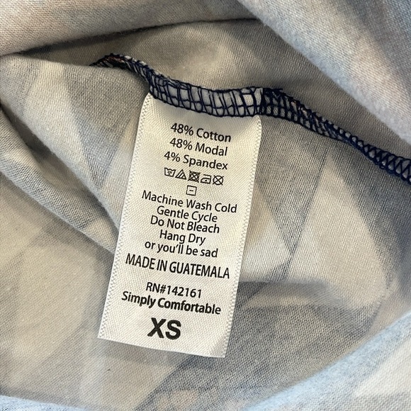 LuLaRoe Simply Comfortable Dress Womens Short Sleeve Midi Multicolor Size XS - Picture 6 of 7